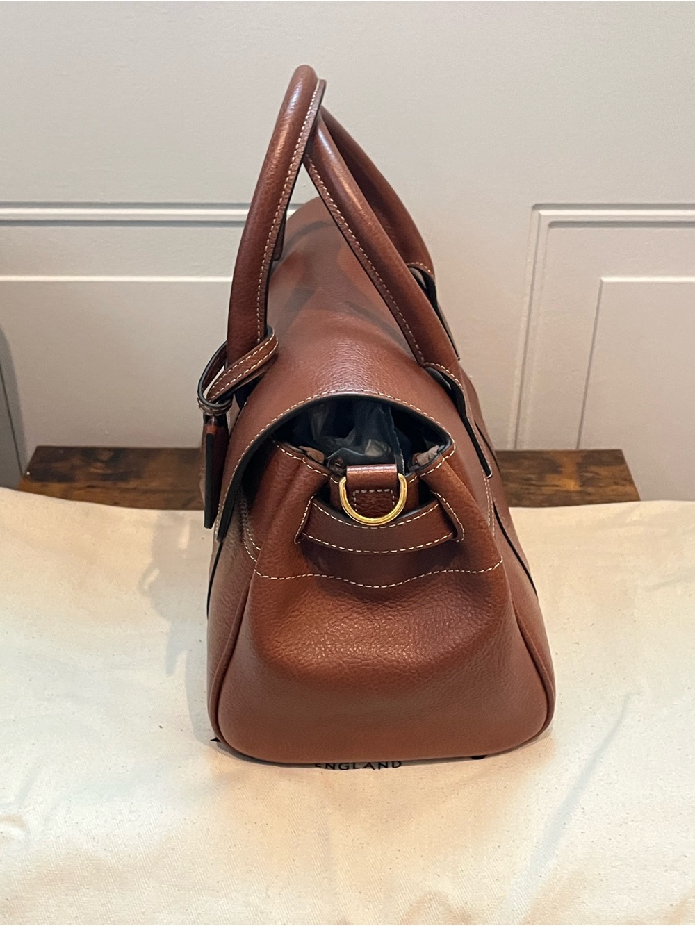 Mulberry Bayswater Satchel in NVT Oak - BNWT’s! - Picture 4 of 9